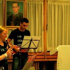 Solisti (blok-flauta i violina) i Stepinac :-)