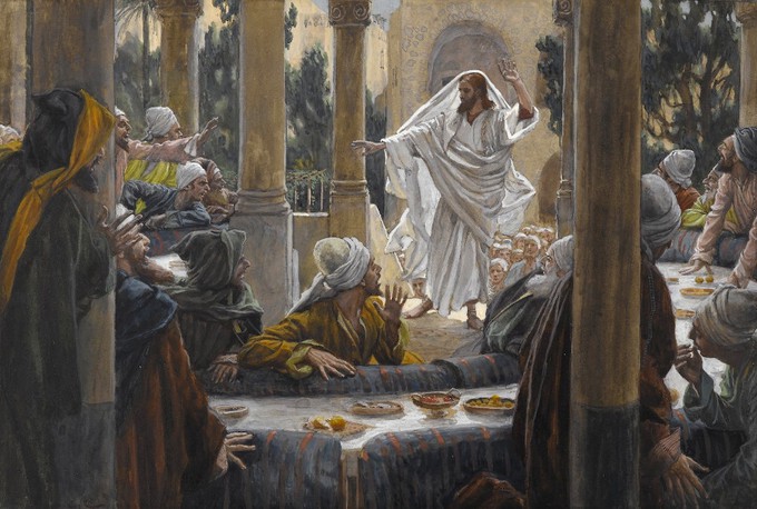 Imprécations contre les pharisiens - James Tissot