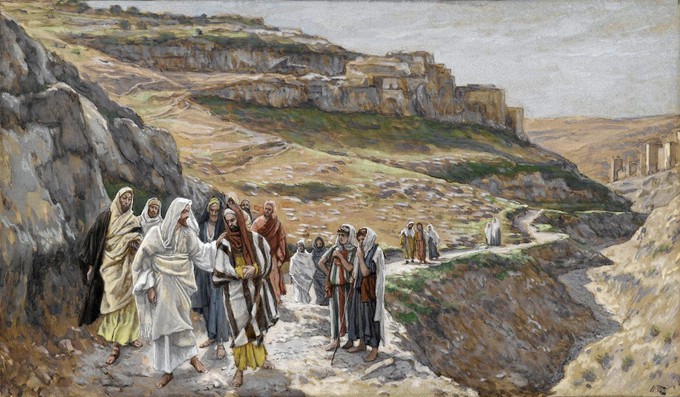 Isus govori svojim učenicima - James Tissot