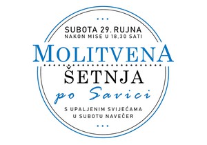 Molitvena šetnja po Savici