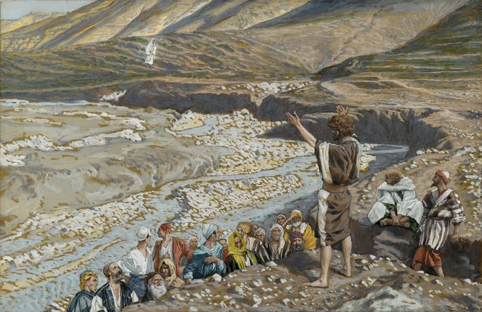 Sveti Ivan Krstitelj vidi Isusa u daljini - James Tissot