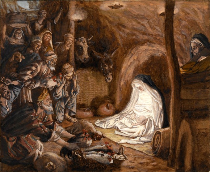Poklonstvo pastira - James Tissot