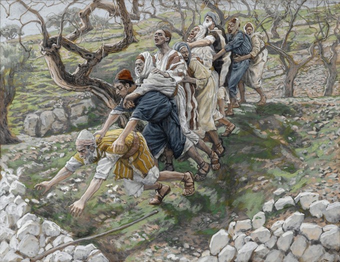 Slijepci u jami - James Tissot