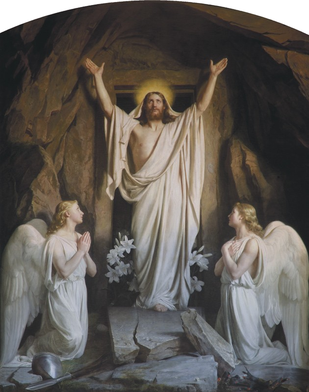 Carl Heinrich Bloch (1834.-1890.): Mt 28, 6 (Uskrsnuće) Carl Heinrich Bloch (1834.-1890.): Mt 28, 6 (Uskrsnuće)