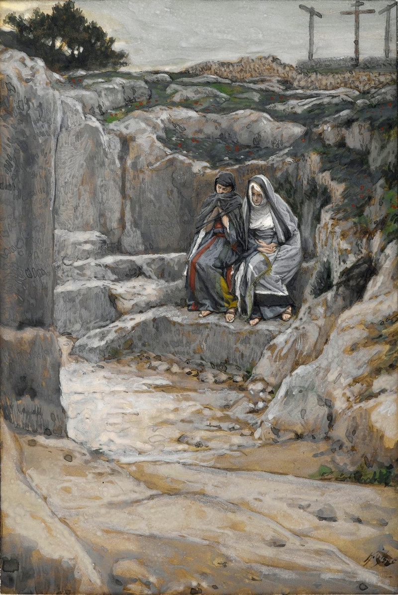 Dvije Marije čuvaju grob - James Tissot